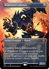 Blightsteel Colossus (Toppers) [Double Masters]