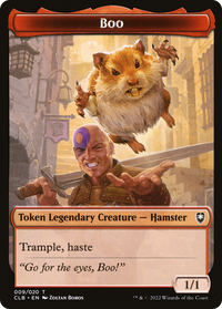 Boo -  Foil (CLB-009) - Battle for Baldur's Gate Tokens