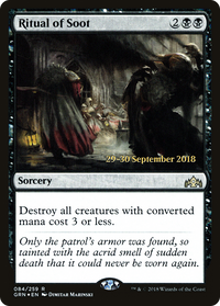 Ritual of Soot [Guilds of Ravnica Prerelease Promos]