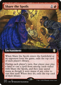 Share the Spoils (Extended Art) [Dungeons & Dragons: Adventures in the Forgotten Realms Commander]