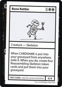Bone Rattler (2021 Edition) [Mystery Booster Playtest Cards]