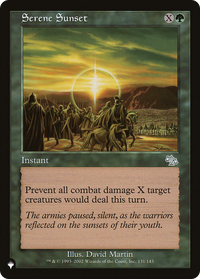 Serene Sunset [The List]