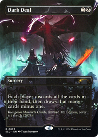 Dark Deal -  (Borderless) (SLD-873) - Secret Lair Drop