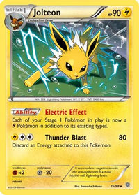 Jolteon 026  - Holofoil XY  Ancient Origins - Holo Rare