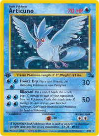 Articuno (002/62) [Fossil] 1st Edition Holofoil - Holo Rare