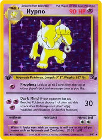 Hypno (008/62) [Fossil] Unlimited Holofoil - Holo Rare