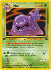 Muk (028/62) [Fossil] 1st Edition - Rare