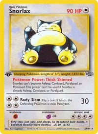 Snorlax (27) (27) 027  - Unlimited Jungle - Rare