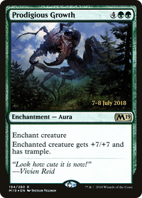 Prodigious Growth [Core Set 2019 Prerelease Promos]