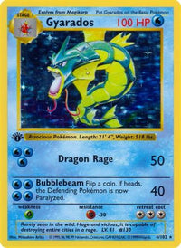 Gyarados  Base Set Shadowless - Holo Rare