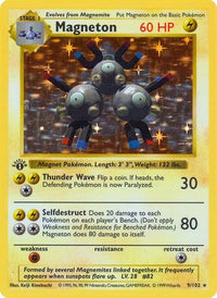 Magneton/102  - 1st Edition Holofoil Base Set Shadowless - Holo Rare