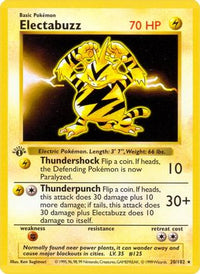 Electabuzz  - Unlimited Base Set Shadowless - Rare