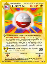 Electrode/102  - Unlimited Base Set Shadowless - Rare