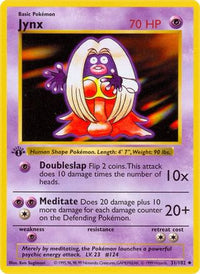 Jynx 031  - 1st Edition Base Set Shadowless - Uncommon