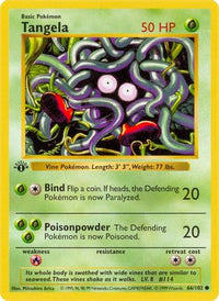Tangela 066  - Unlimited Base Set Shadowless - Common