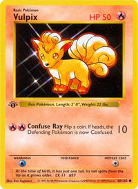 Vulpix 068  - Unlimited Base Set Shadowless - Common