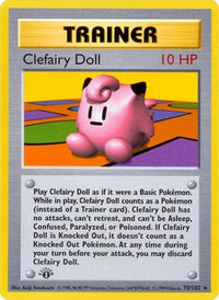 Clefairy Doll  - Unlimited Base Set Shadowless - Rare