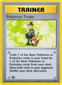 Pokemon Trader  - Unlimited Base Set Shadowless - Rare