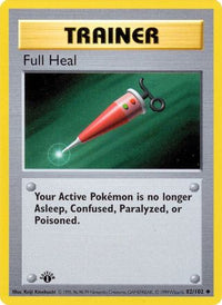 Full Heal 082  - 1st Edition Base Set Shadowless - Uncommon