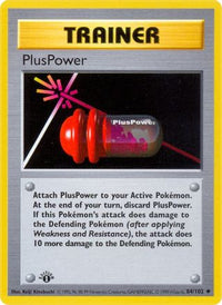 PlusPower 084  - Unlimited Base Set Shadowless - Uncommon