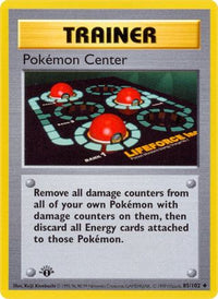 Pokemon Center 085  - 1st Edition Base Set Shadowless - Uncommon