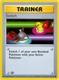 Switch 095  - 1st Edition Base Set Shadowless - Common