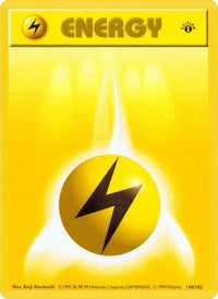 Lightning Energy 100  - Unlimited Base Set Shadowless - Common