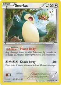Snorlax 118  XY  BREAKthrough - Uncommon