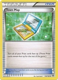 Town Map 150  XY  BREAKthrough - Uncommon