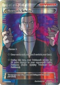 Giovanni's Scheme (Full Art) 162  - Holofoil XY  BREAKthrough - Ultra Rare