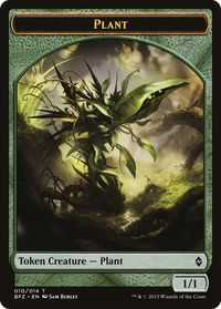 Plant Token [Battle for Zendikar Tokens]