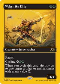 Webstrike Elite -  Foil (DFT-472) - Aetherdrift