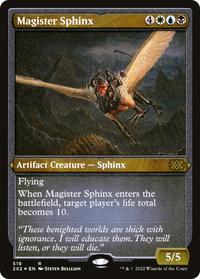 Magister Sphinx (Foil Etched) -  Foil (2X2-519) - Double Masters 2022