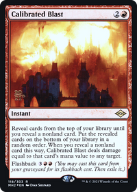 Calibrated Blast [Modern Horizons 2 Prerelease Promos]