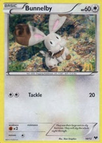 Bunnelby - 10/12/12  - Holofoil McDonalds Promos 2014 - Promo