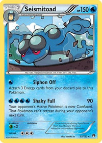 Seismitoad  XY  BREAKpoint - Rare