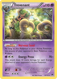 Trevenant  XY  BREAKpoint - Rare