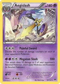 Aegislash 062  - Holofoil XY  BREAKpoint - Holo Rare