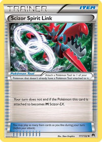 Scizor Spirit Link 111  XY  BREAKpoint - Uncommon