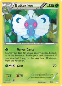 Butterfree 005  - Holofoil Generations - Holo Rare