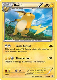 Raichu 027  - Holofoil Generations - Holo Rare