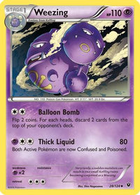 Weezing 028  XY  Fates Collide - Uncommon
