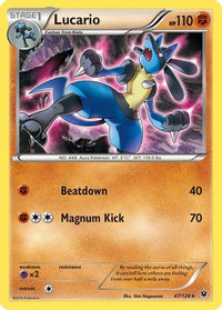 Lucario (47) (47) 047  XY  Fates Collide - Rare