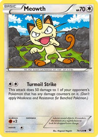 Meowth 074  XY  Fates Collide - Common