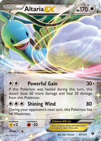 Altaria EX 083  - Holofoil XY  Fates Collide - Ultra Rare