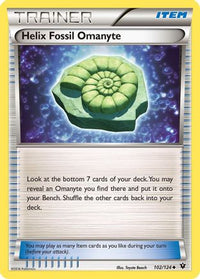 Helix Fossil Omanyte/124  XY  Fates Collide - Uncommon