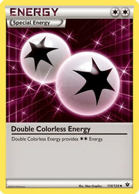 Double Colorless Energy 114  XY  Fates Collide - Uncommon