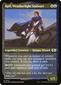 Raff, Weatherlight Stalwart (Foil Etched) -  Foil (MUL-121) - Multiverse Legends