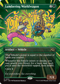 Lumbering Worldwagon -  (Borderless) (DFT-316) - Aetherdrift