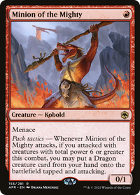 Minion of the Mighty (Promo Pack) [Dungeons & Dragons: Adventures in the Forgotten Realms Promos]